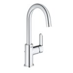 Grohe Bauedge Αναμεικτική Μπαταρία Νιπτήρα Ψηλή Ασημί 23093000